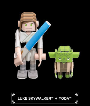 Luke Skywalker + Yoda